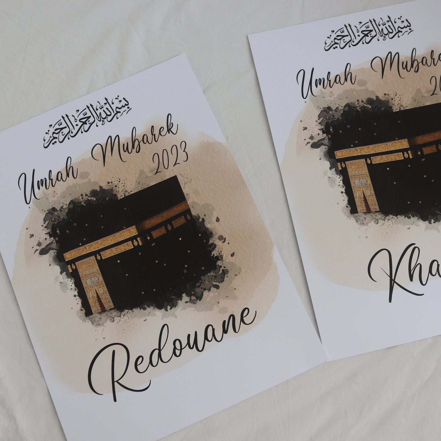 Personalisiertes Poster für Umrah/Hadjj