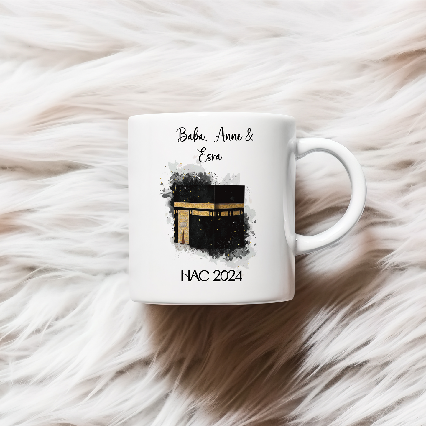 Personalisierte Tasse - Hadj/Umrah mit Name