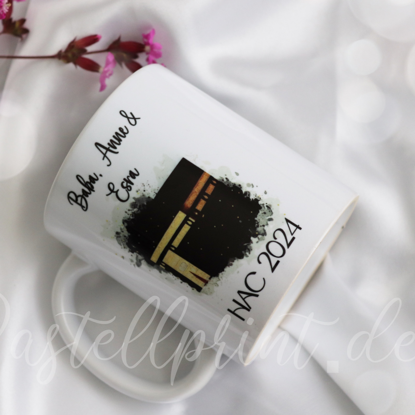 Personalisierte Tasse - Hadj/Umrah mit Name