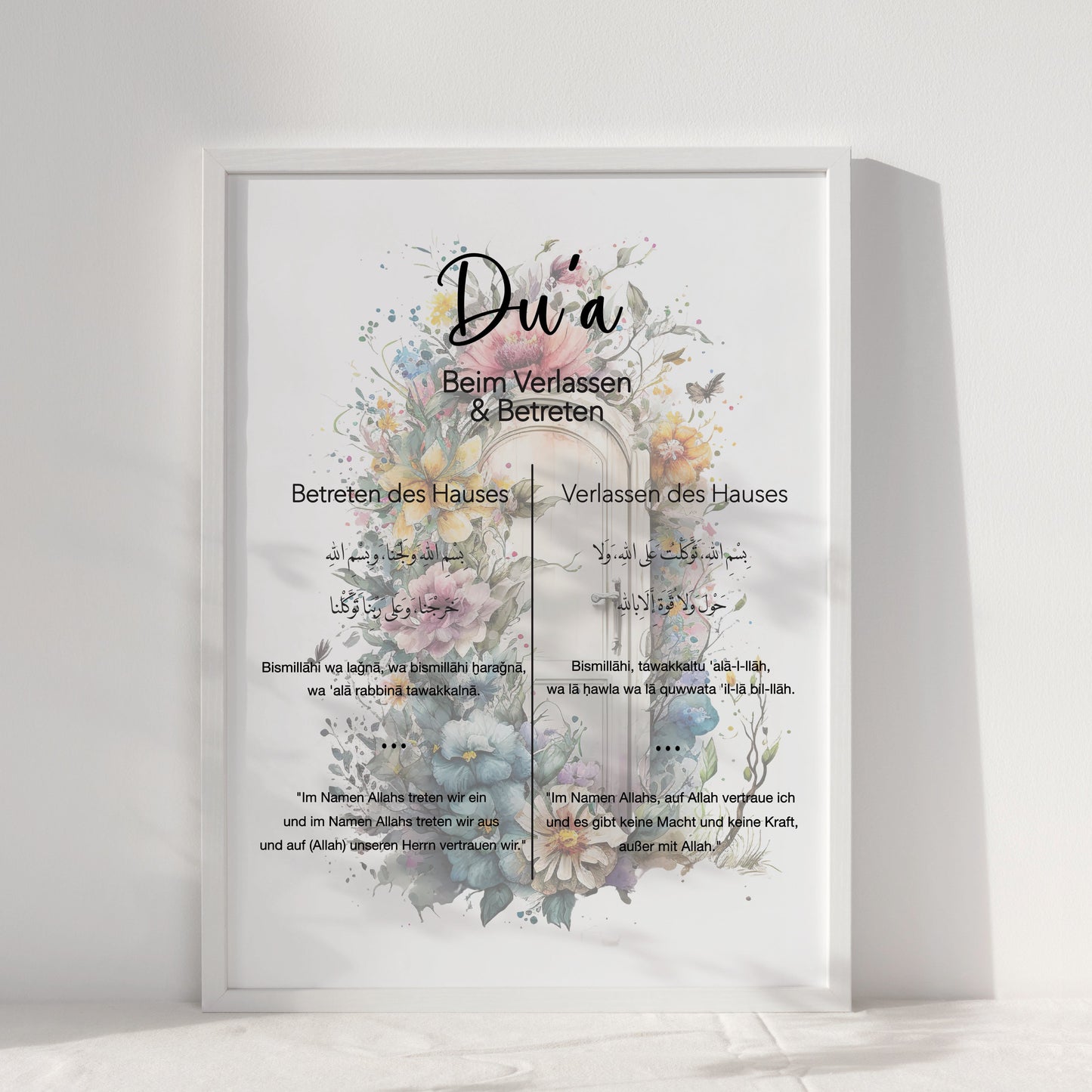 Du’a beim Betreten und Verlassen des Hauses