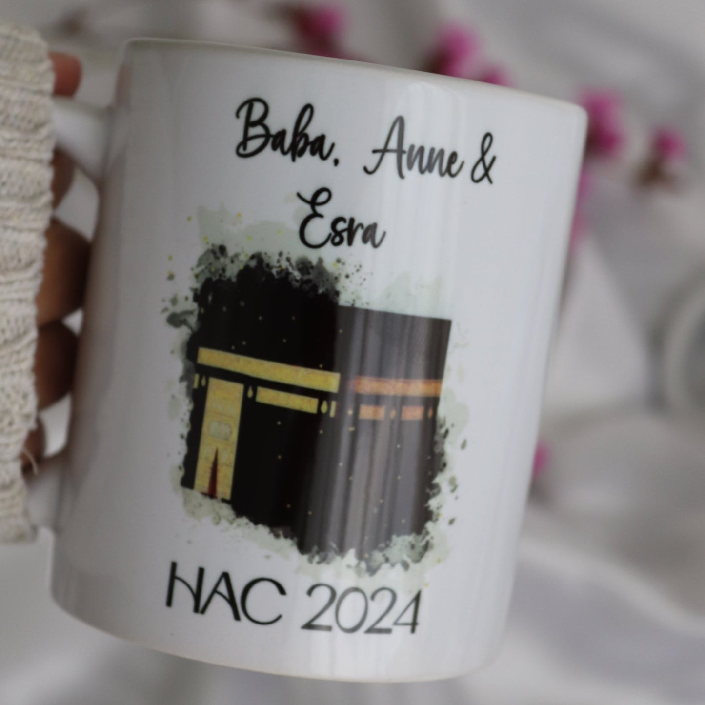 Personalisierte Tasse - Hadj/Umrah mit Name