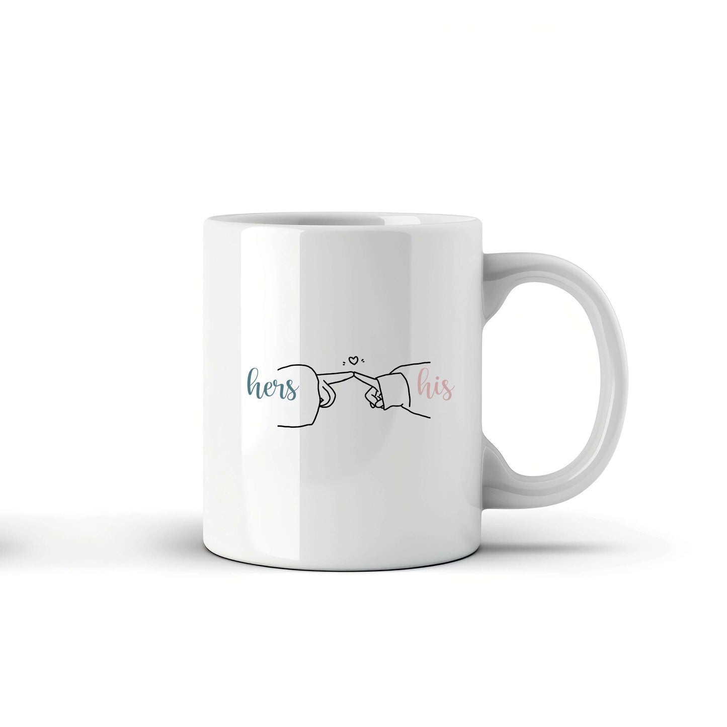 Personalisierte Tasse- his|hers mit Namen und Datum 🤍