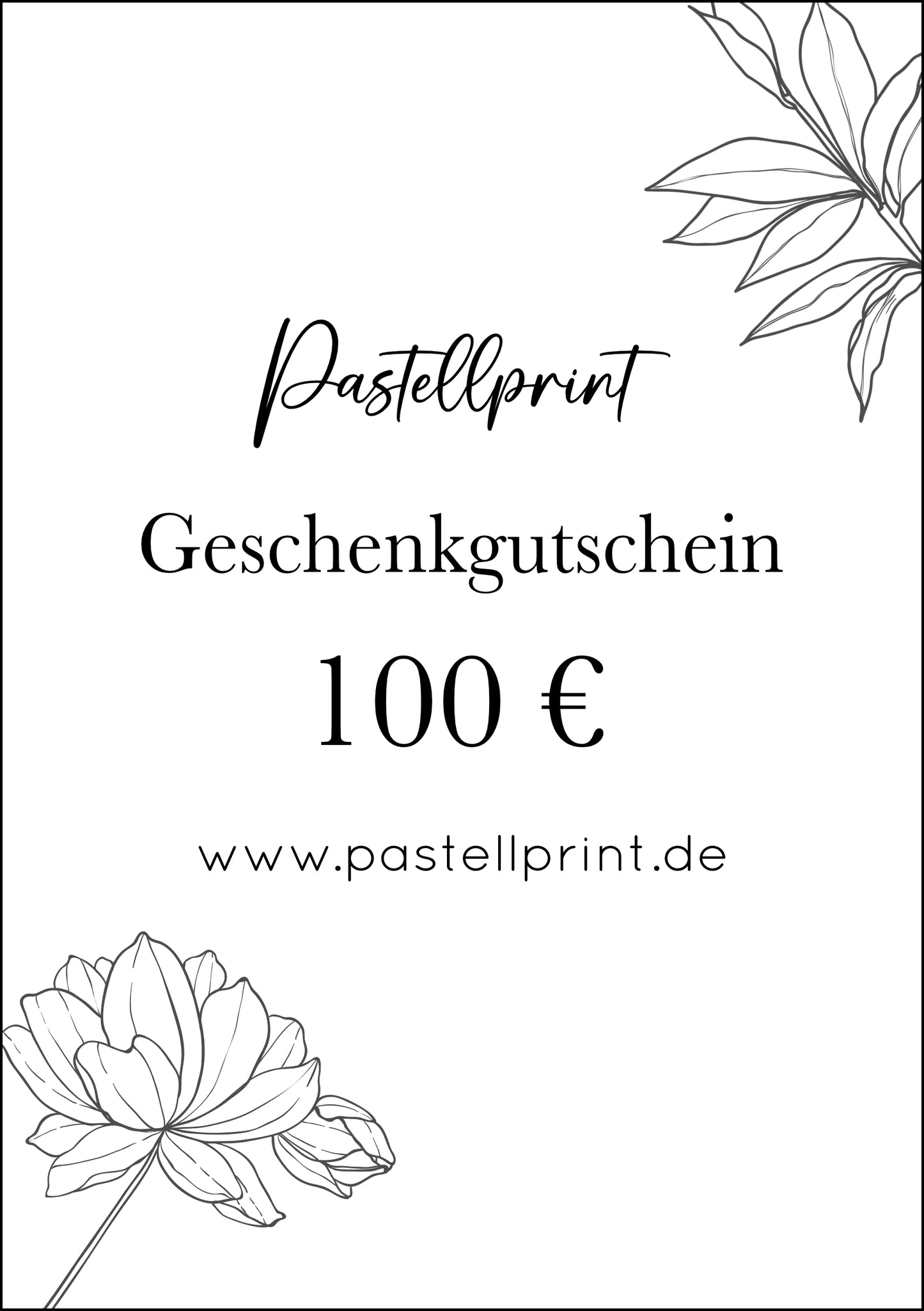 Geschenkgutschein 100€