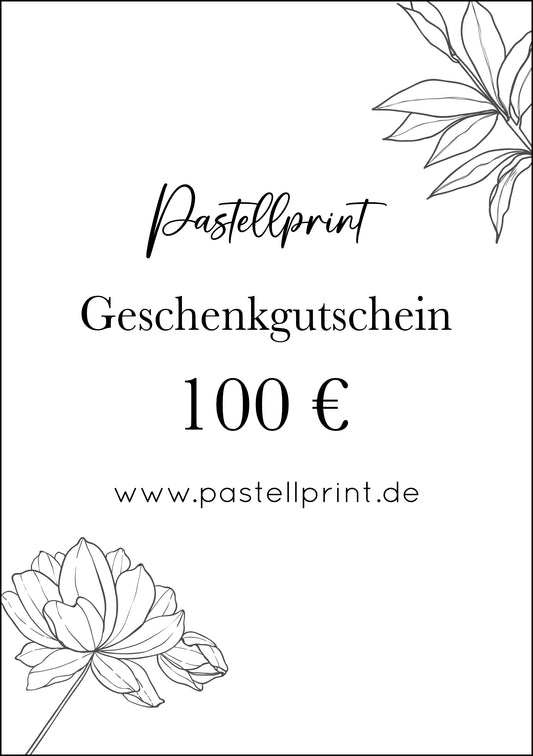 Geschenkgutschein 100€