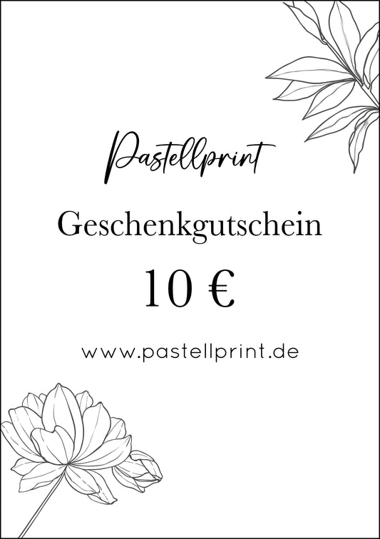 Geschenkgutschein 10 €