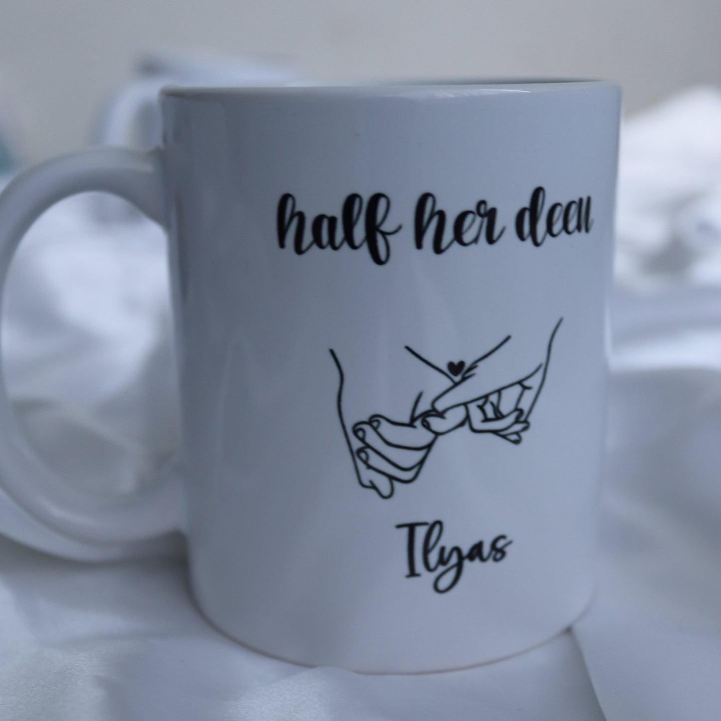 Personalisierte Tassen - 2er Set - half his deen|half her deen