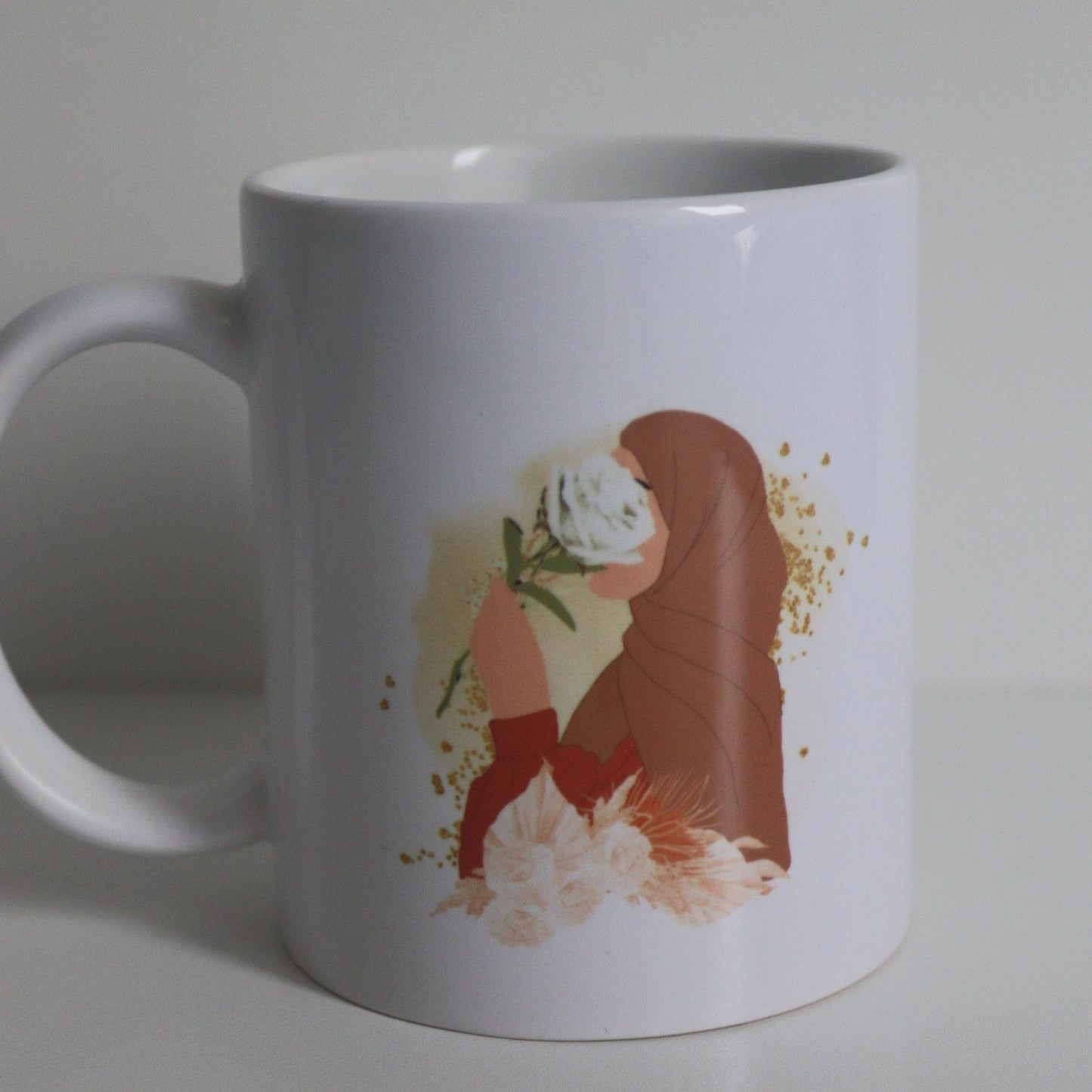 Tasse - Hijab ,White Rose